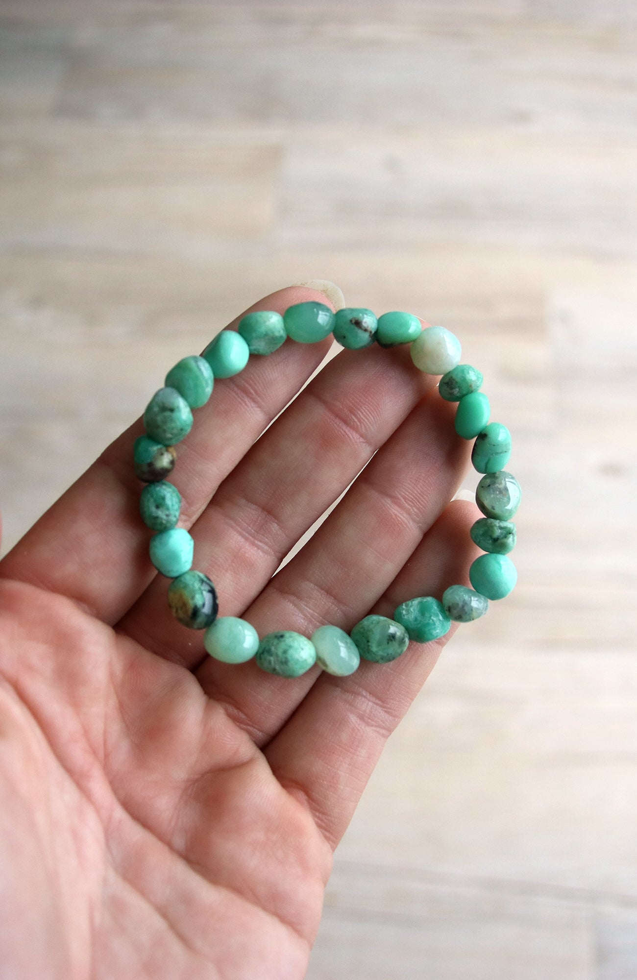 Chrysoprase Nugget Bracelet 006